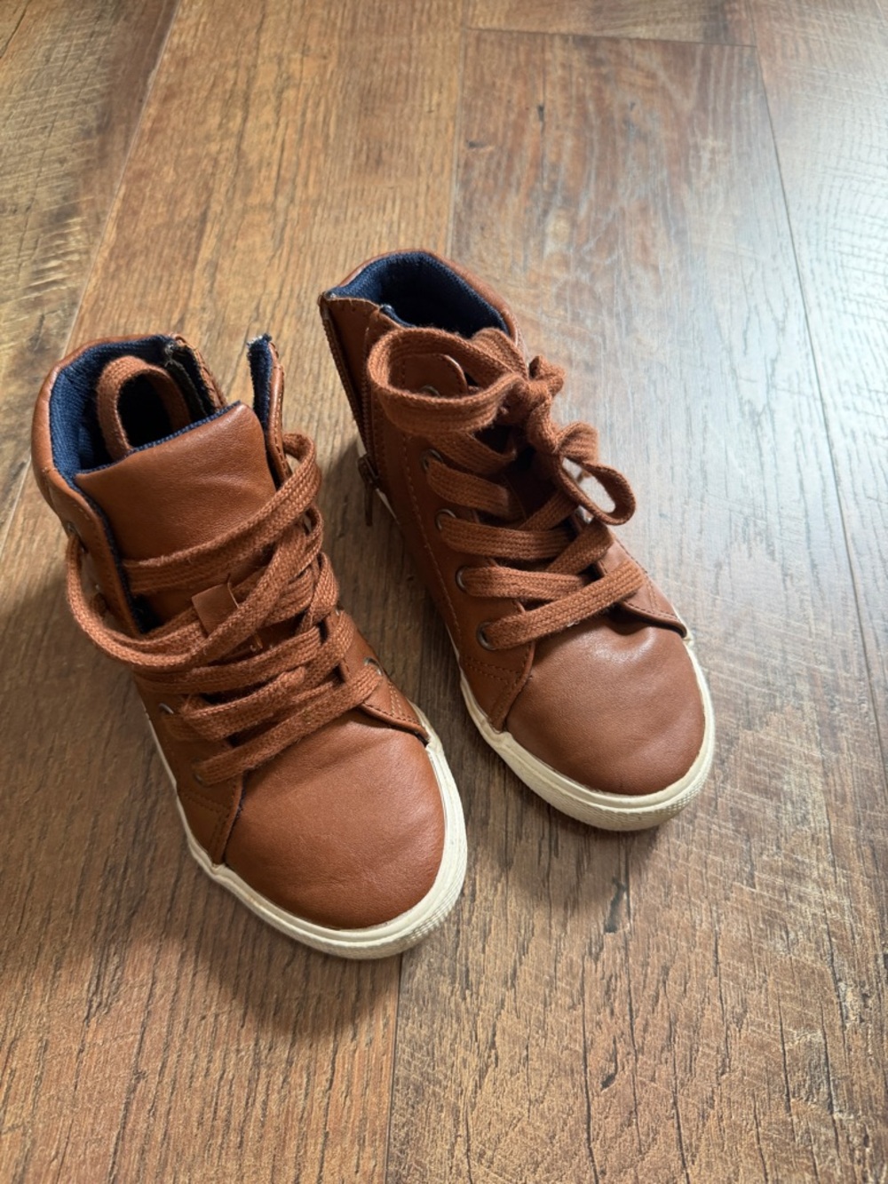 Cat & Jack Brown High-Top Kids Sneakers
